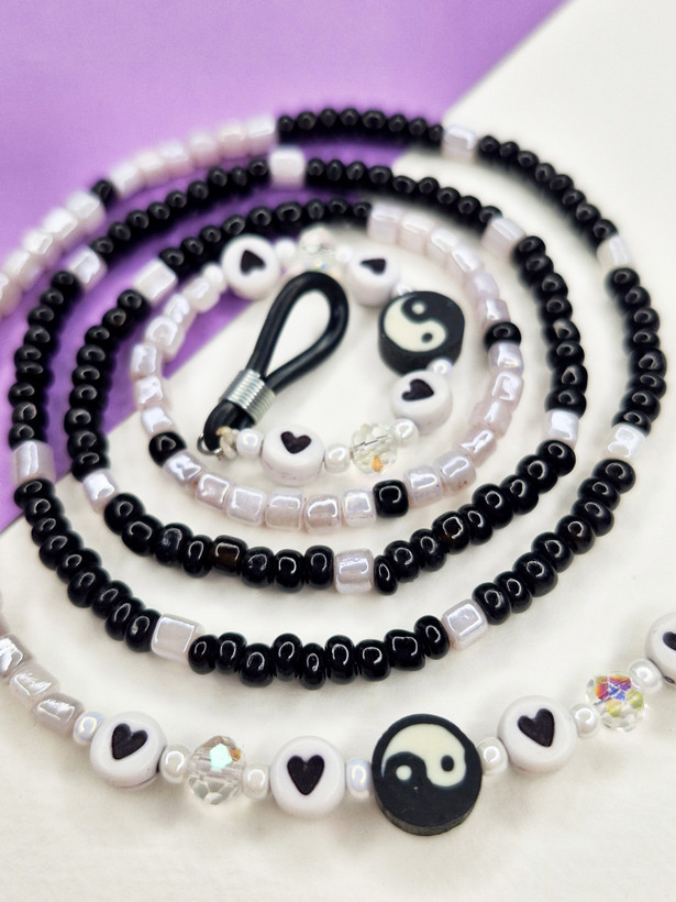 بند عینک منجوق و کریستال