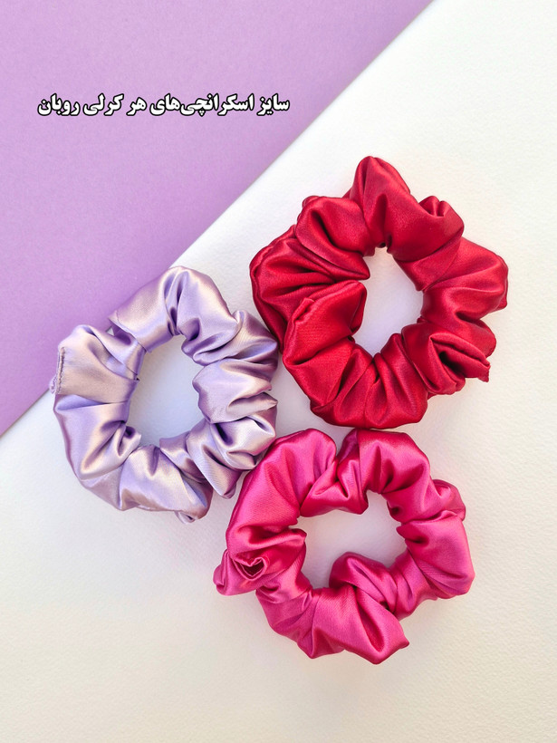 اسکرانچی ساتن ابریشم