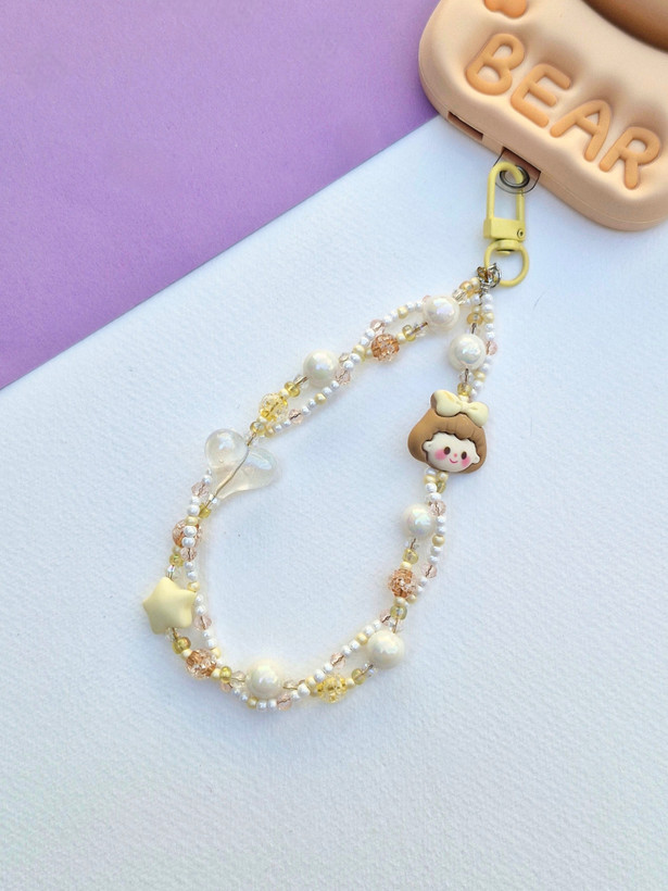 فونچارم سفید کرم دخترونه