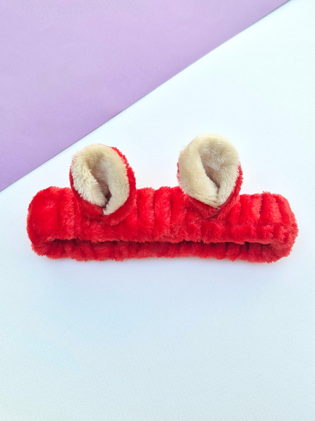 هدبند خرگوشی قرمز