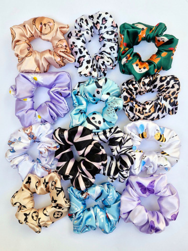 اسکرانچی ساتن ابریشم