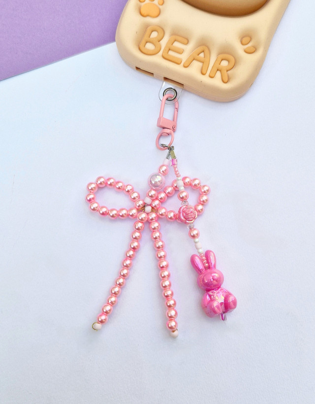 فونچارم خرگوش صورتی