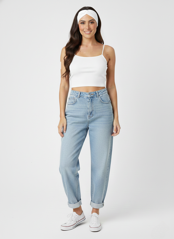 کراپ بند ماکارون سفید