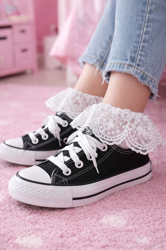 جوراب فانتزی نخی توری