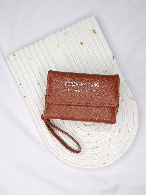 کیف پول و جاکارتی قهوه ای