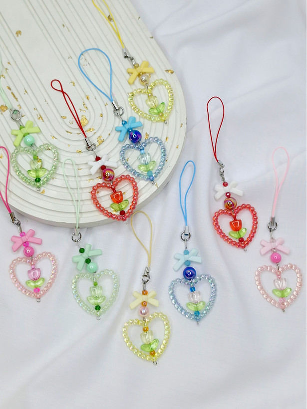 آویز موبایل قلب