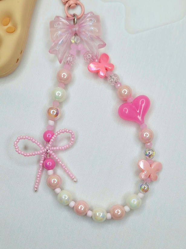 فونچارم پروانه صورتی