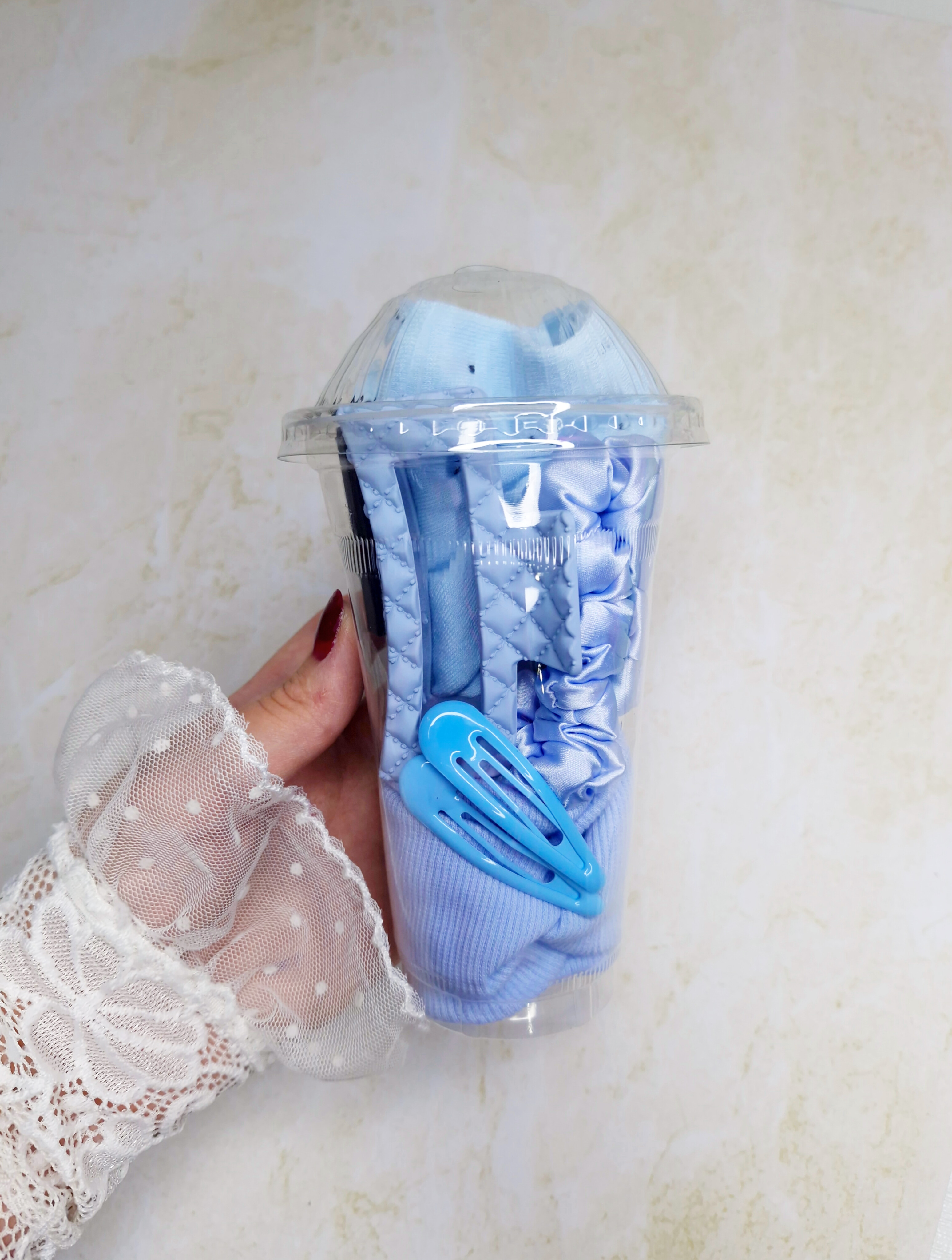 پک هدیه آبی آسمونی